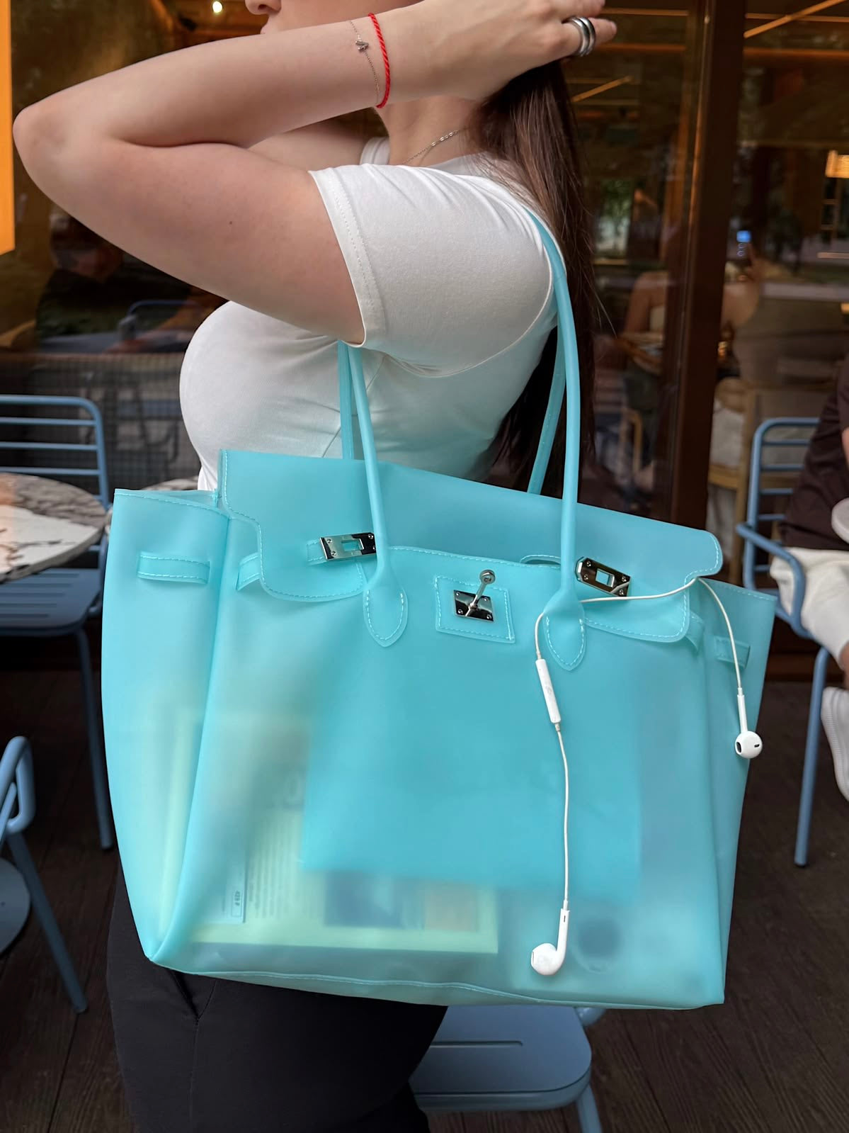 Sac Jelly Firkin turquoise